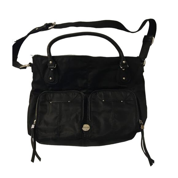 Franco Sarto Black Hand Bag, Purse, Crossbody - Picture 1 of 12